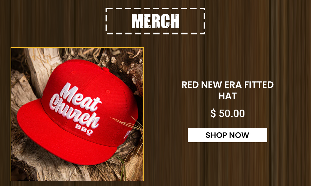 Red New Era Fitted Hat – Meat Church