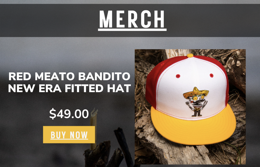 Red New Era Fitted Hat – Meat Church