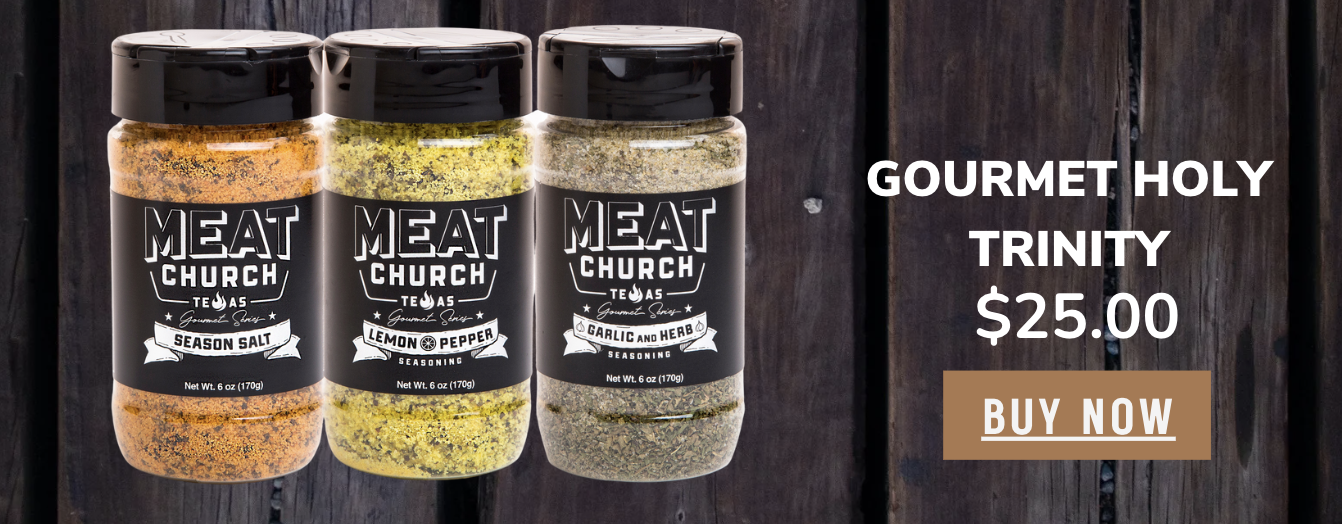 3 pack Meat Church Gourmet Series Season Salt Seasoning 6 oz